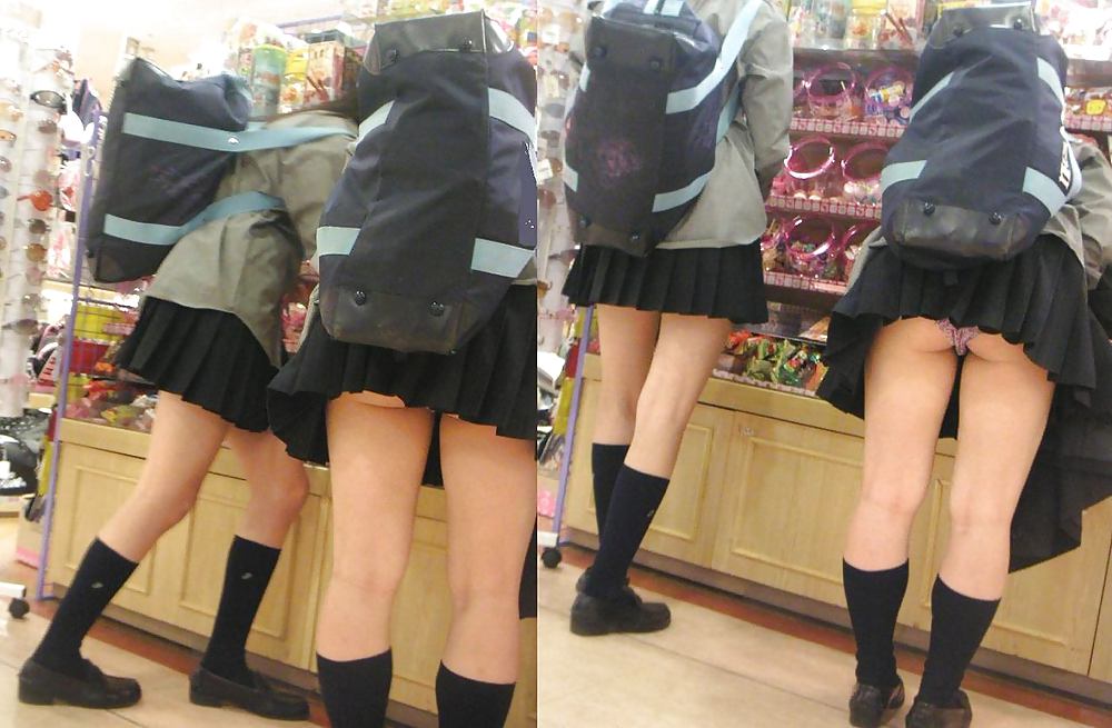 I love Japanese  girls Upskirt #9308440