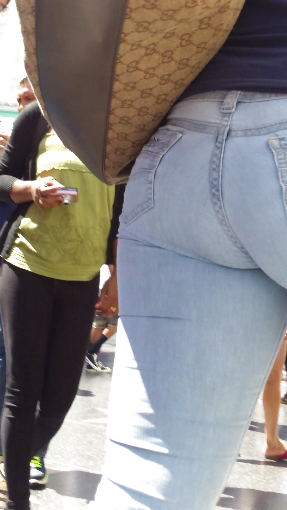 MILF big ass & butt super tight jeans #21936082