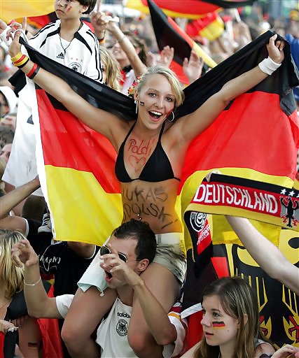 Ladies - soccer fans  #9559306