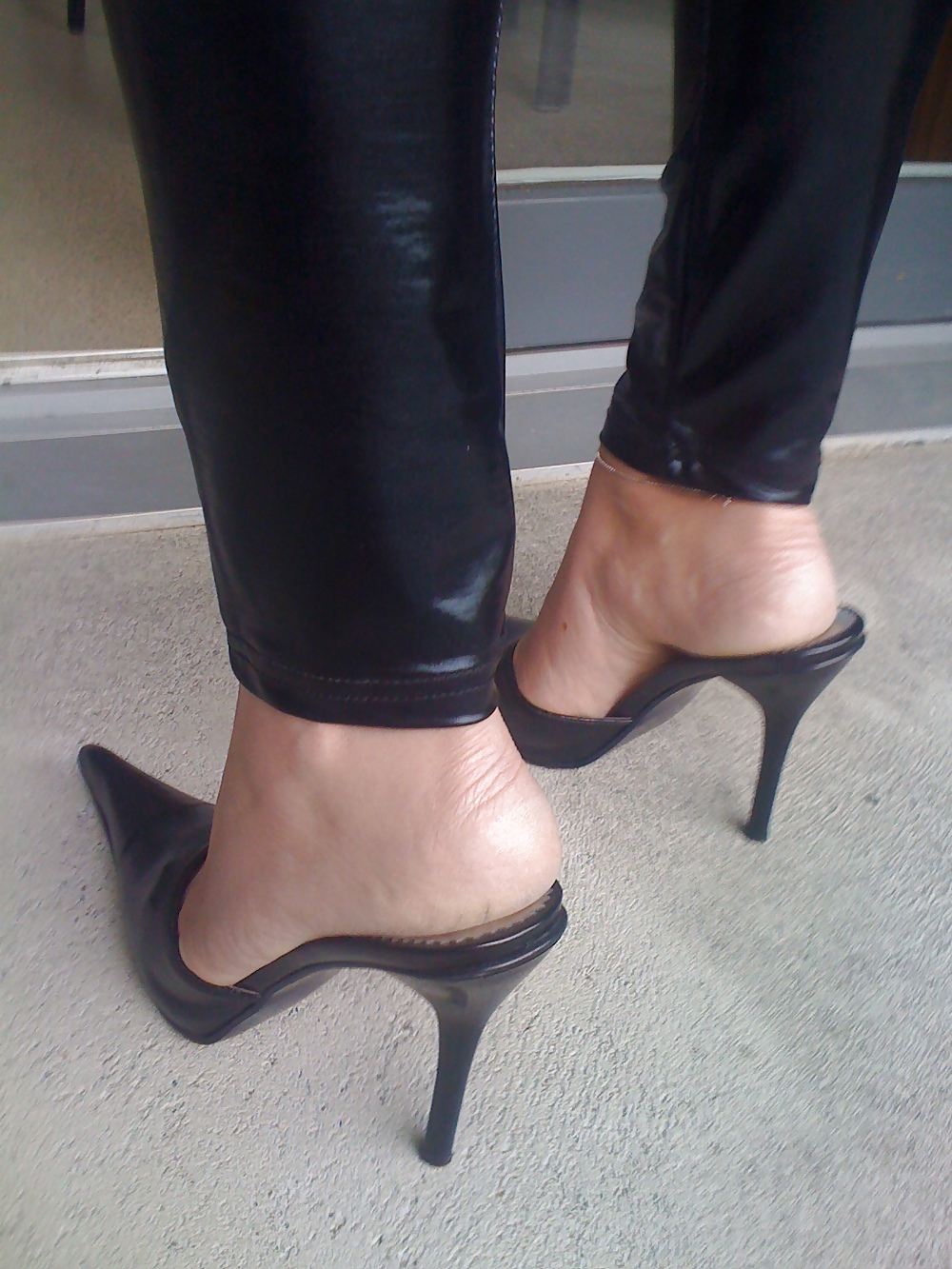 My mom's heel and stocking #2828953