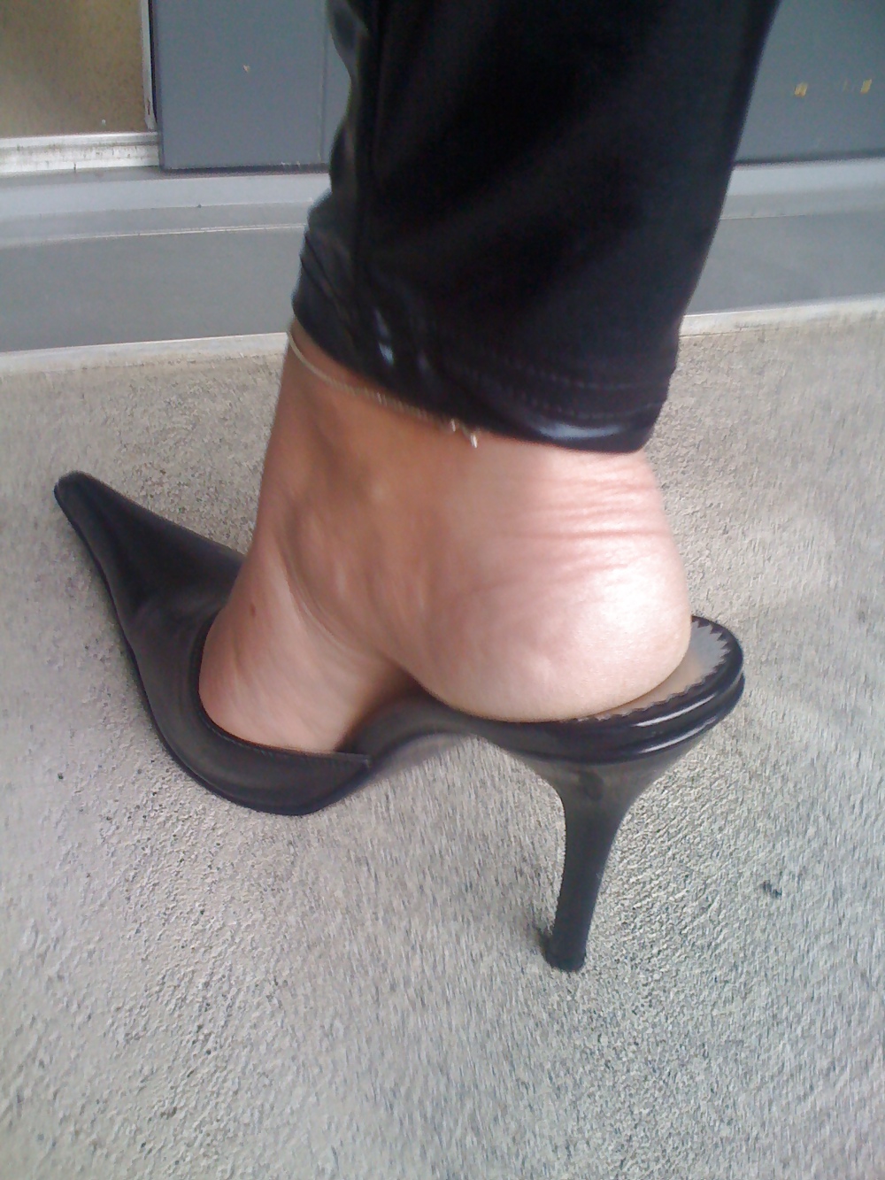 My mom's heel and stocking #2828971