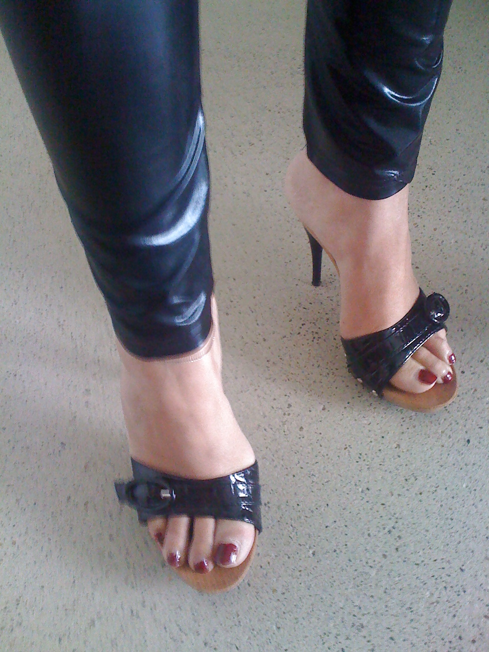 My mom's heel and stocking #2829009