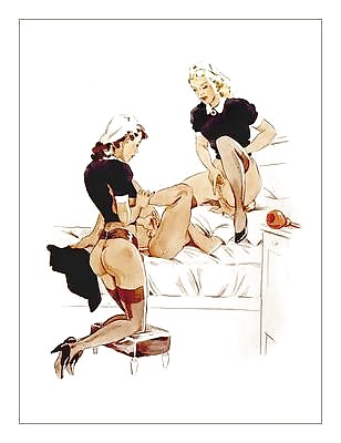 Sexy Cartoon Krankenschwestern Spike #15390731