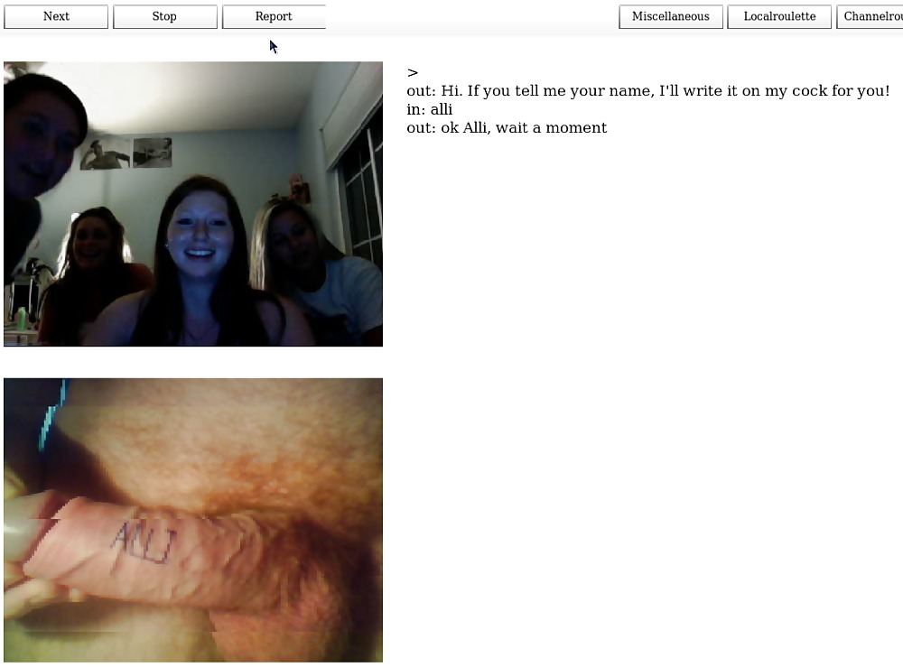 Chatroulette screenshots #1985101