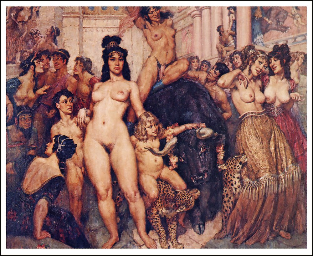 Painted Ero and Porn Art 13 - Norman Lindsay ( 2 ) #7642246