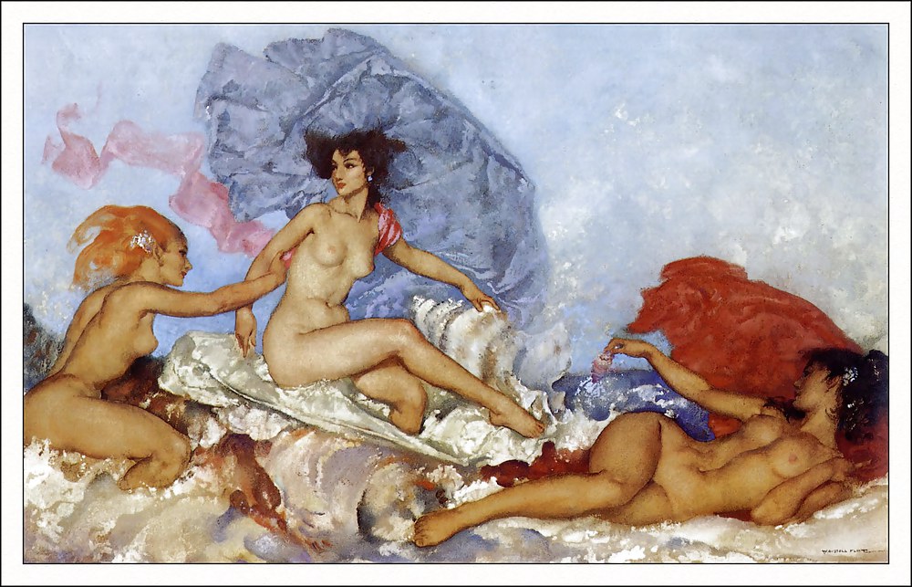 Painted Ero and Porn Art 13 - Norman Lindsay ( 2 ) #7642284