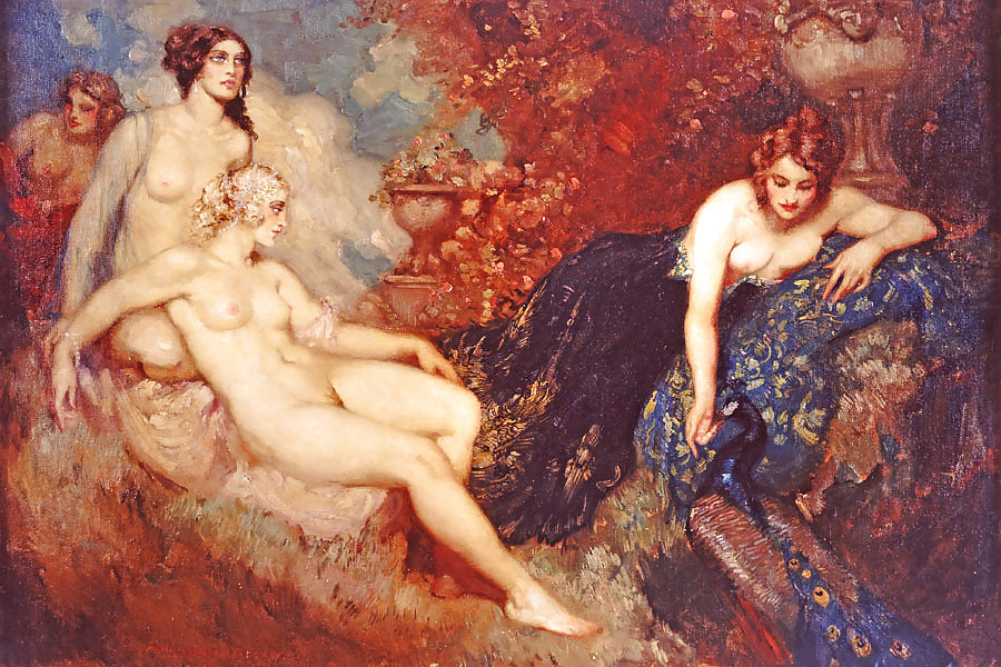 Painted Ero and Porn Art 13 - Norman Lindsay ( 2 ) #7642294