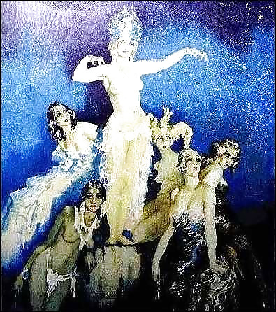 Painted Ero and Porn Art 13 - Norman Lindsay ( 2 ) #7642354