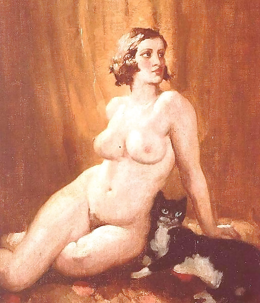 Painted Ero and Porn Art 13 - Norman Lindsay ( 2 ) #7642371