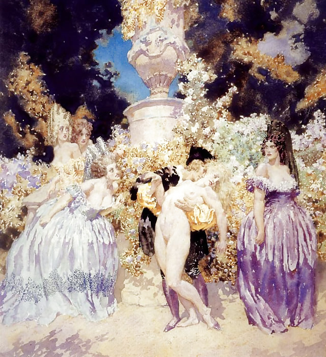 Painted Ero and Porn Art 13 - Norman Lindsay ( 2 ) #7642440