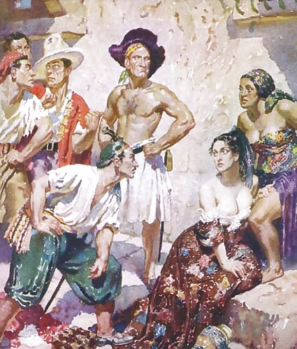 Painted Ero and Porn Art 13 - Norman Lindsay ( 2 ) #7642475