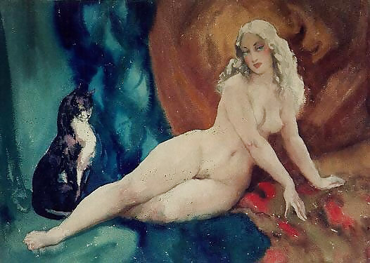 Painted Ero and Porn Art 13 - Norman Lindsay ( 2 ) #7642482