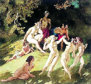 Painted Ero and Porn Art 13 - Norman Lindsay ( 2 ) #7642495