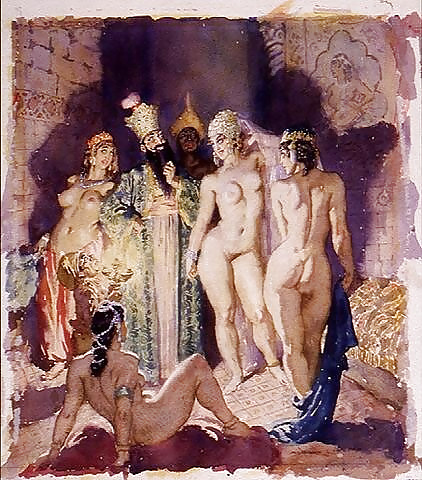 Painted Ero and Porn Art 13 - Norman Lindsay ( 2 ) #7642546