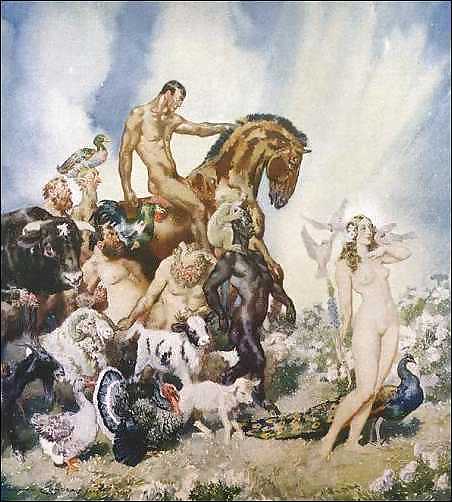Painted Ero and Porn Art 13 - Norman Lindsay ( 2 ) #7642614