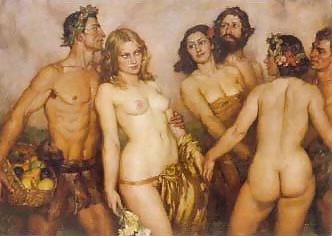 Painted Ero and Porn Art 13 - Norman Lindsay ( 2 ) #7642621