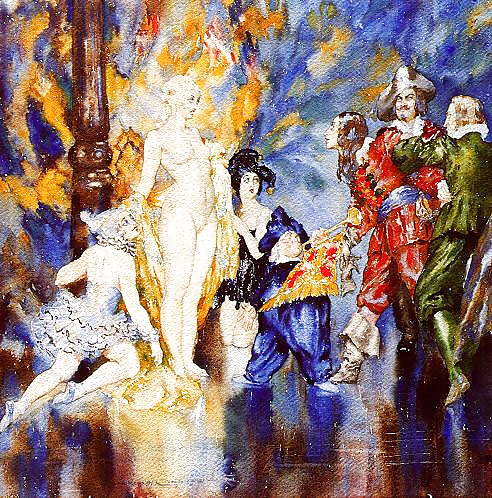 Painted Ero and Porn Art 13 - Norman Lindsay ( 2 ) #7642672