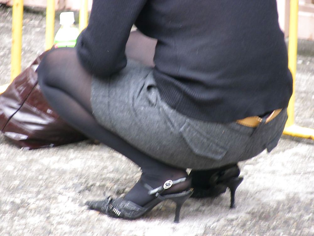 Japanese Candids - Feet on the Street 04 #3528934