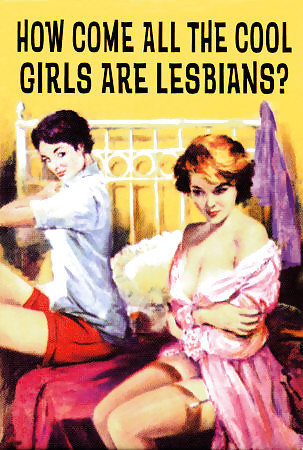 Lesbian pulp fiction - don't ya just love it? #12463888