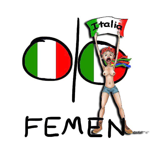 Femen - Cool Mädchen Protestieren Durch öffentliche Nacktheit - Teil 2 #8770740
