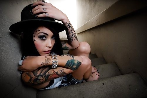 MoRe tattooed chick hotness! - BD71 #5959878
