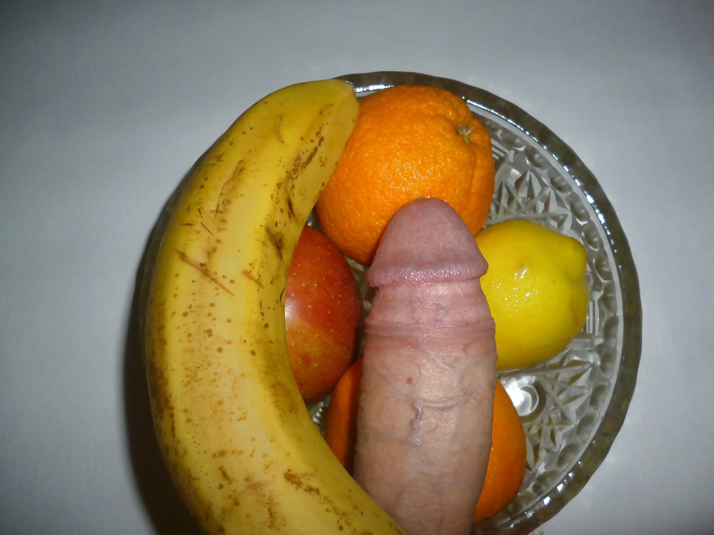 Big nice long dick fruit amateur photo #7282786