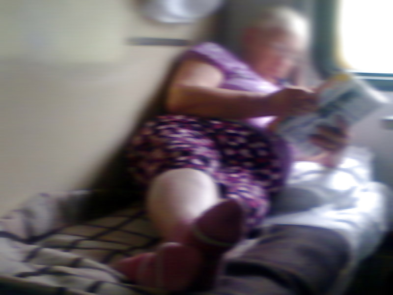 Russian granny with a big ass! Voyeur! #22050489