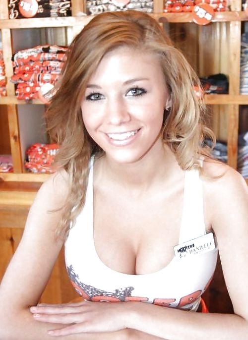 Busty Tits & Perfect Body - Hooters Girl, Danielle Houghton  #14950274
