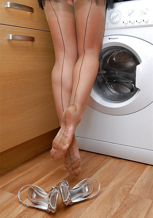 British babe cate seamed stockings #4012749