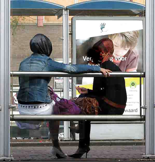 Turbanlilar-Turkish Hijab Girls on streets #9643518