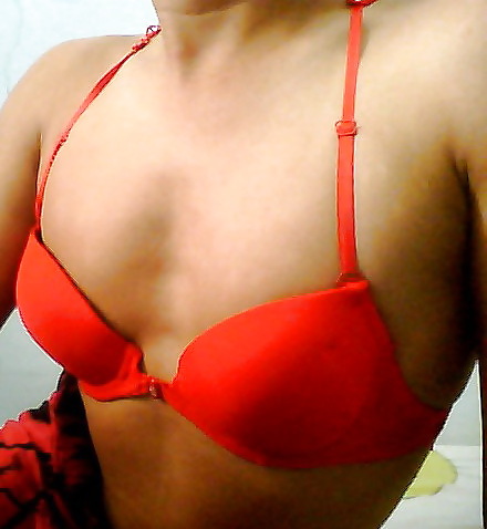 Fun in red bra #8529654