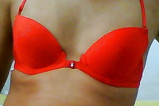 Fun in red bra #8529702