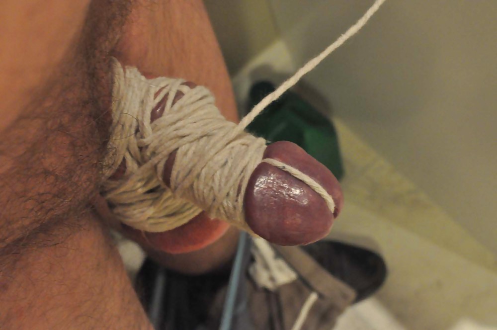 Tied up cock balls cbt #16244175