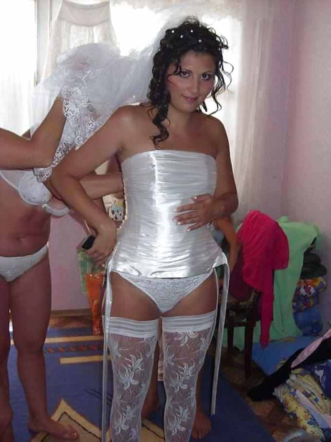 Le spose sposano il matrimonio mutandine calze voyeur - hochzeit 
 #10583021