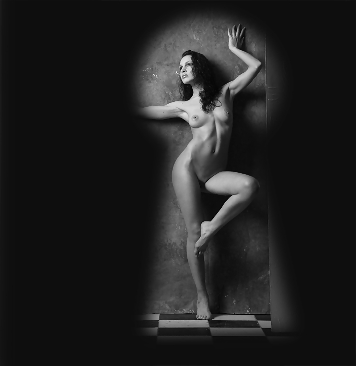 Portraits of  black and white nude  #3803020