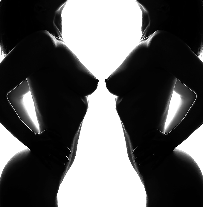 Portraits of  black and white nude  #3803231