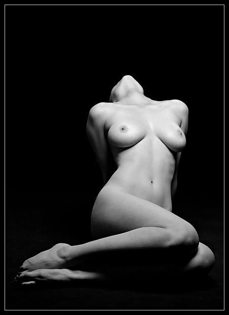 Portraits of  black and white nude  #3803550