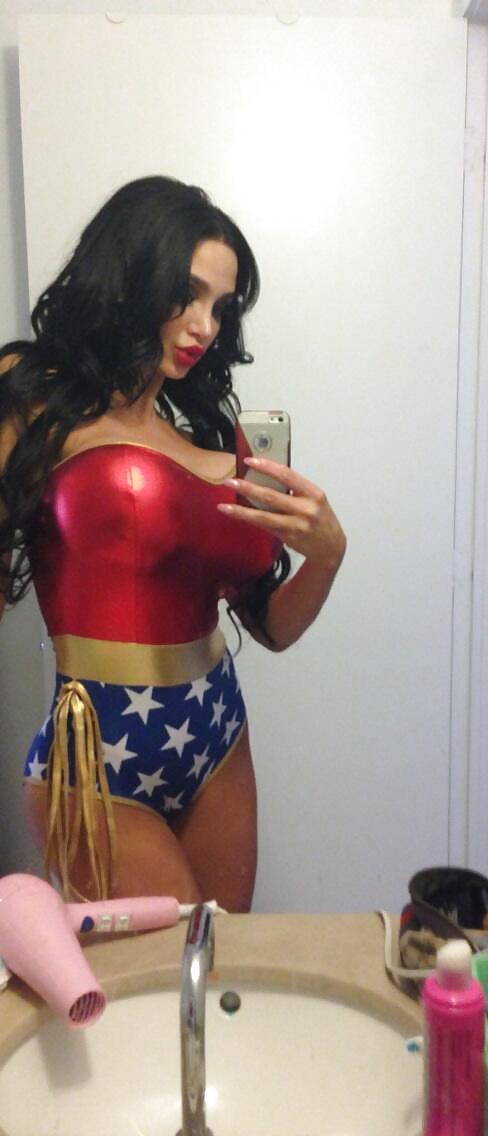 Amy: Fake Tit Wonder Woman! #16579912