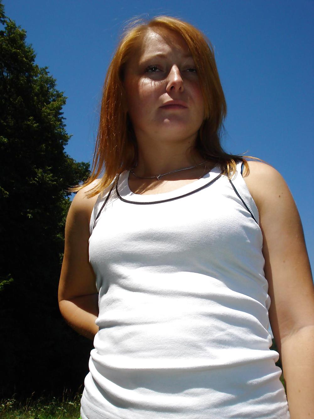 Minute little crimson teen Sonja #9473450