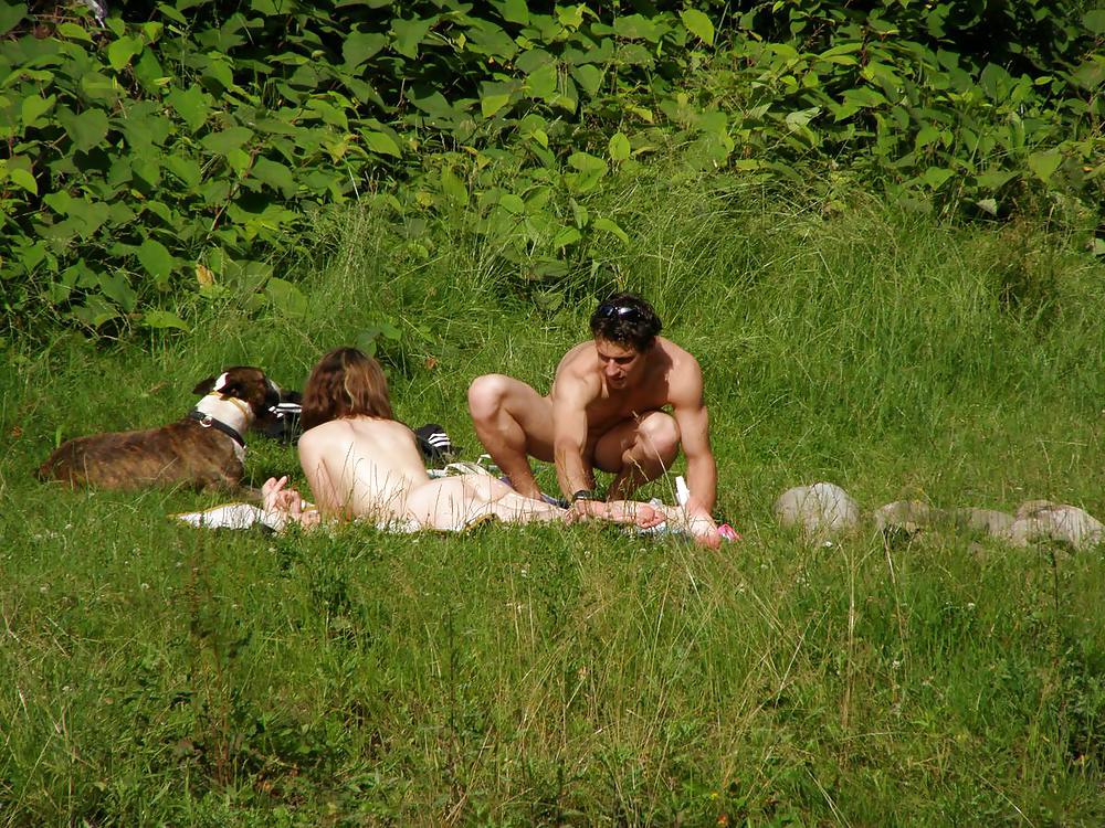 Sex near a lake (public) #22254595