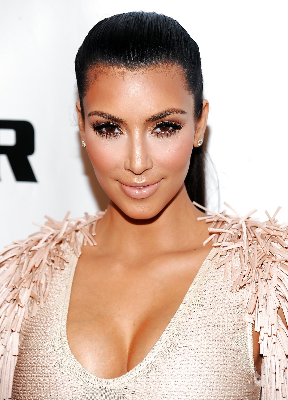 Kim Kardashian 7. Jahres Leder Und Schnürsenkel Super-Bowl-Party #2110185