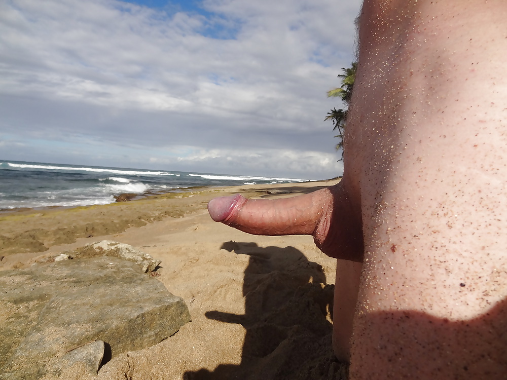 Nude at beach #12886374