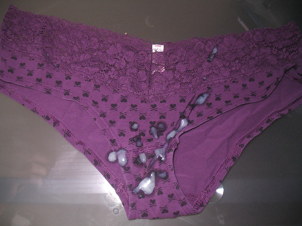 Purple Panty Cumshot #10832764