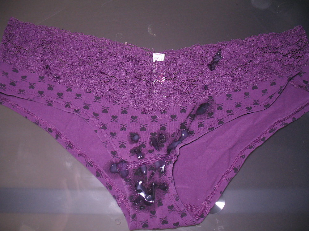 Purple Panty Cumshot #10832777