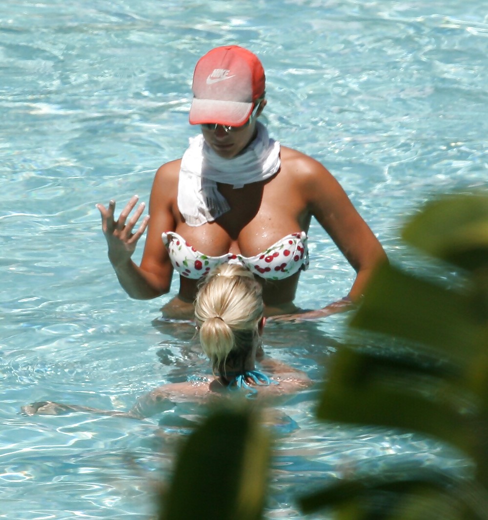 Gemma Atkinson Bikini Candids at Pool in Miami #2322629