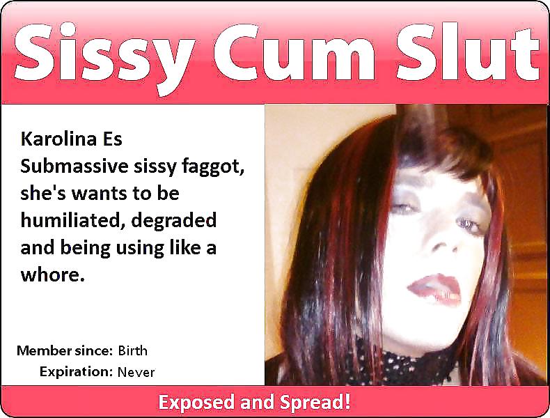 Exposed sissy slut karolina #3474793