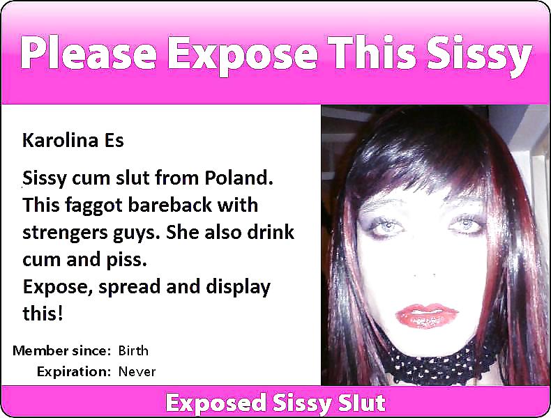 Exposed sissy slut karolina #3474819