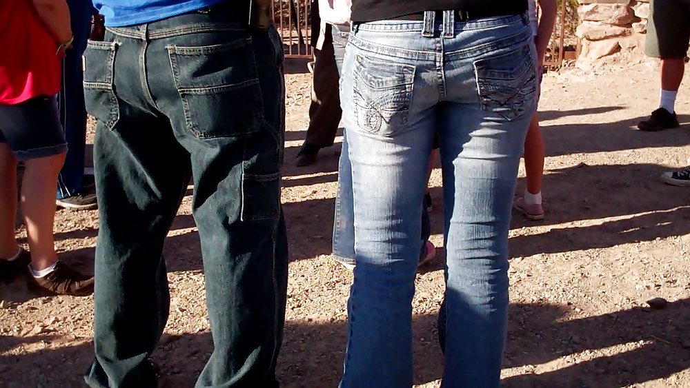 Belle ragazze culo & culo in jeans 
 #7563268