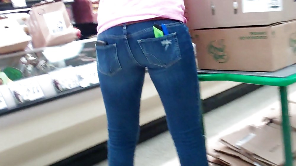 Beautiful girls butts & ass in jeans  #7563605