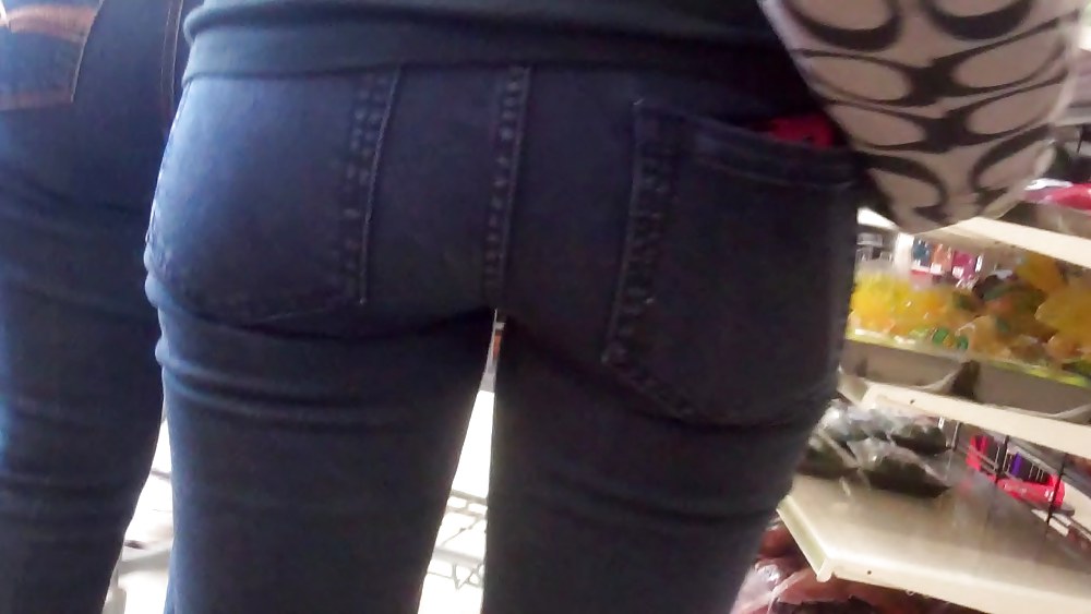 Beautiful girls butts & ass in jeans  #7563877